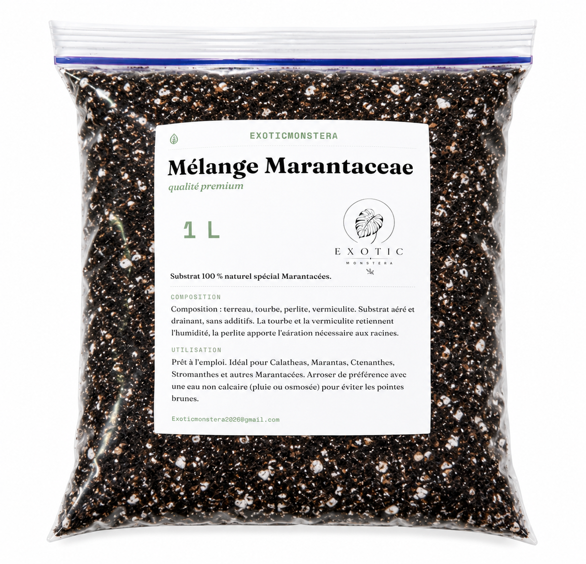Mélange Marantaceae Premium 🌿 – Substrat Idéal pour les Calatheas, Marantas & Plantes Tropicales Sensibles
