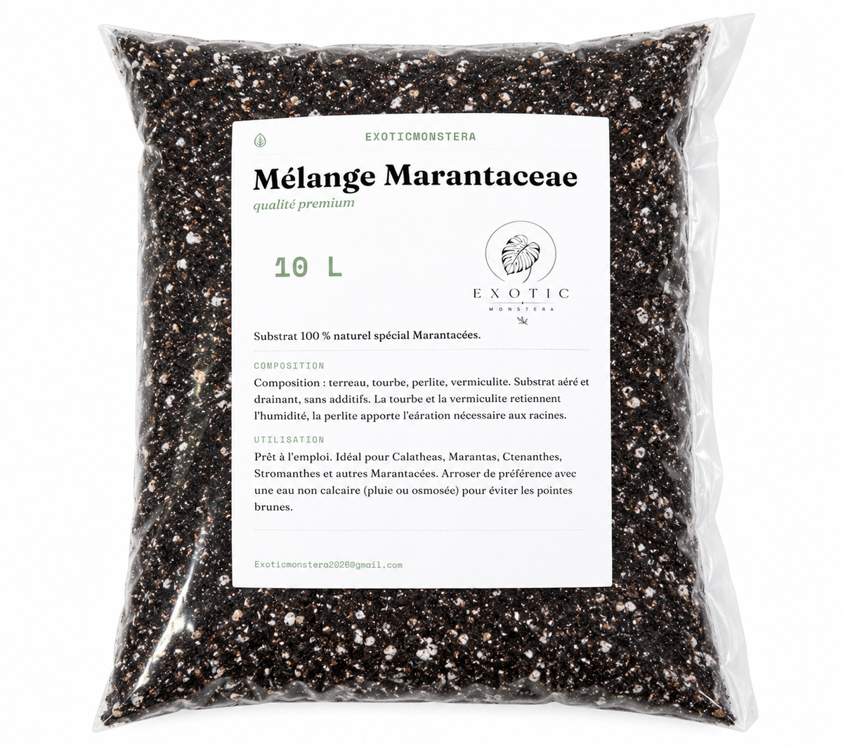 Mélange Marantaceae Premium 🌿 – Substrat Idéal pour les Calatheas, Marantas & Plantes Tropicales Sensibles