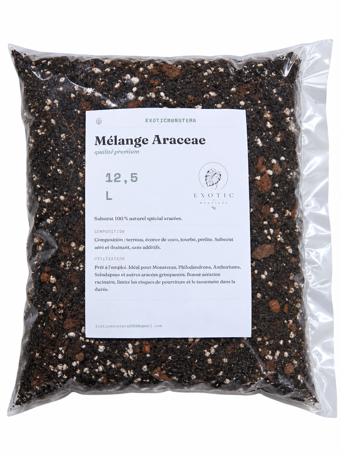 Mélange Araceae Premium 🌿 – Substrat Idéal pour les Monsteras, Philodendrons, alocasias...