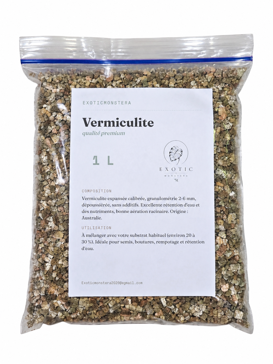 Vermiculite Premium horticole 🌿 – Rétention d’Eau Idéale pour les Boutures, Semis & Plantes Tropicales