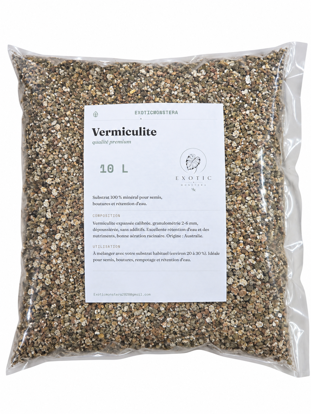 Vermiculite Premium horticole 🌿 – Rétention d’Eau Idéale pour les Boutures, Semis & Plantes Tropicales